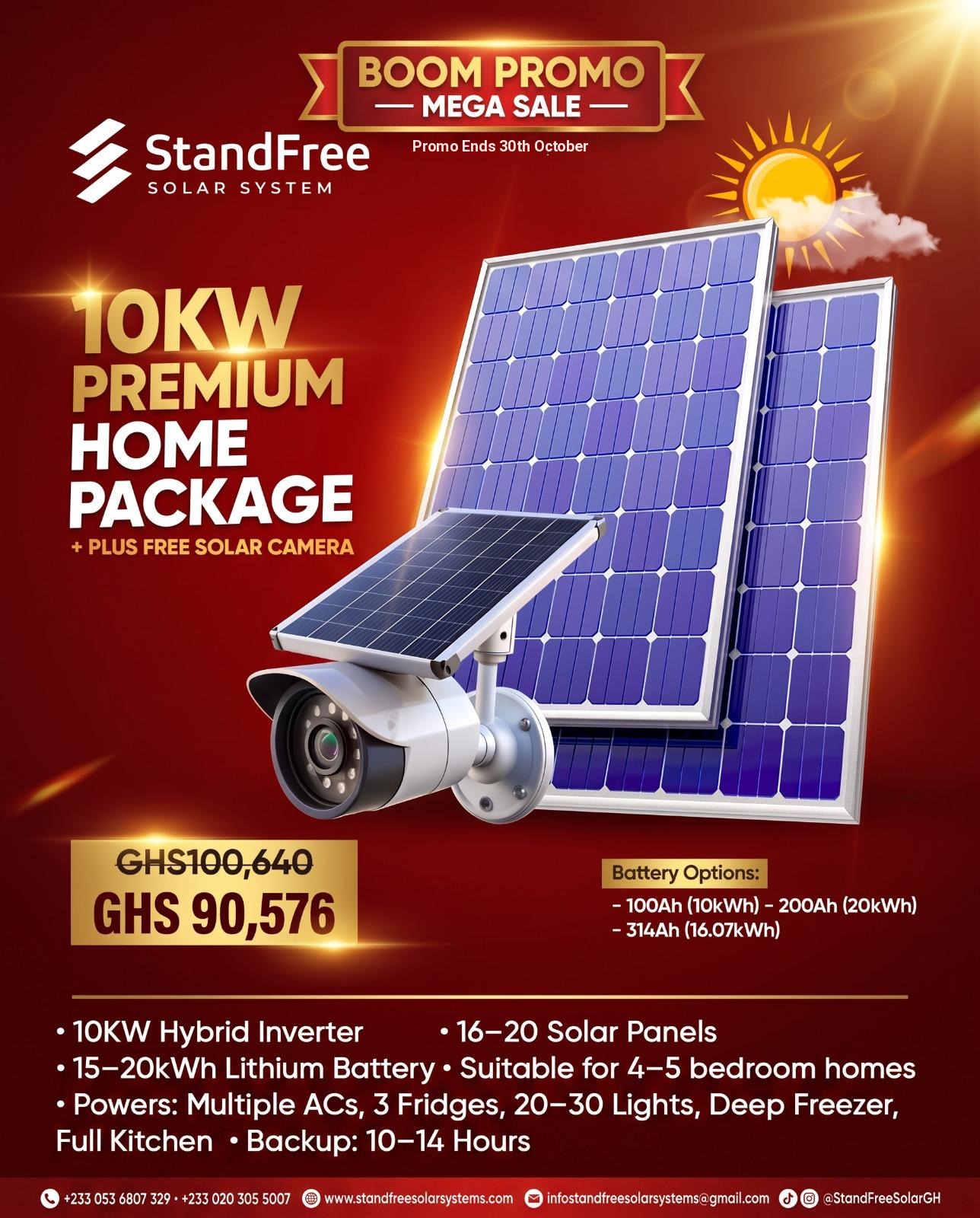 10KW Premium Home Package — Boom Promo Mega Sale flyer
