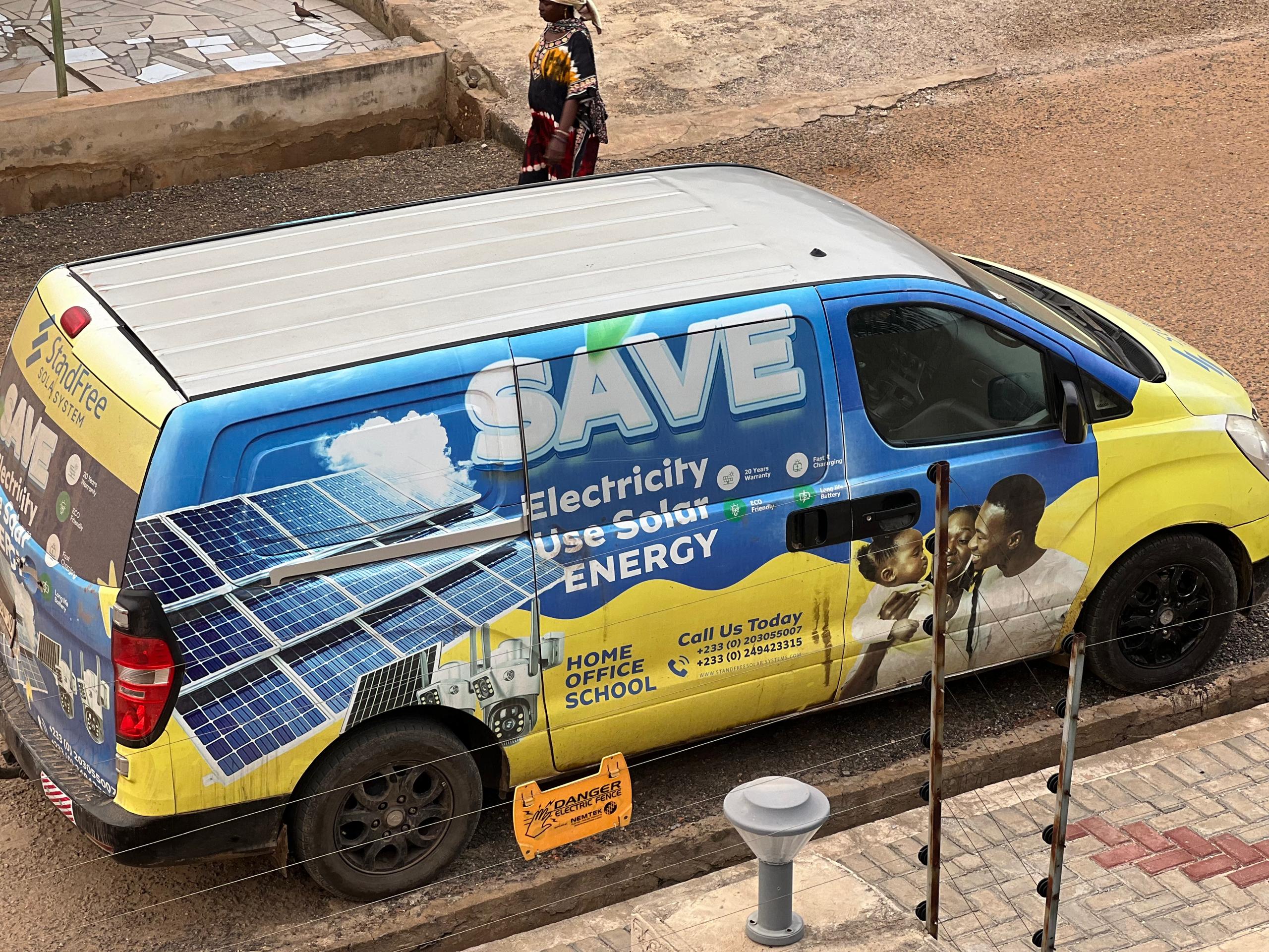 StandFree Solar service van