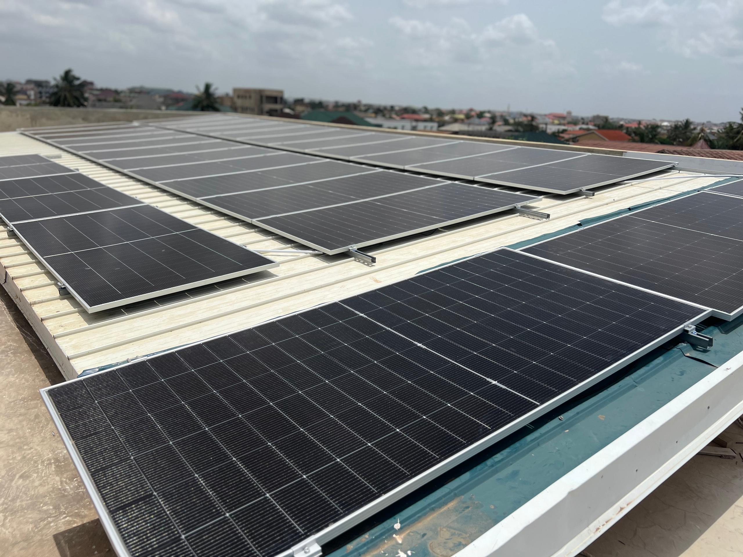 Rooftop panel mounting