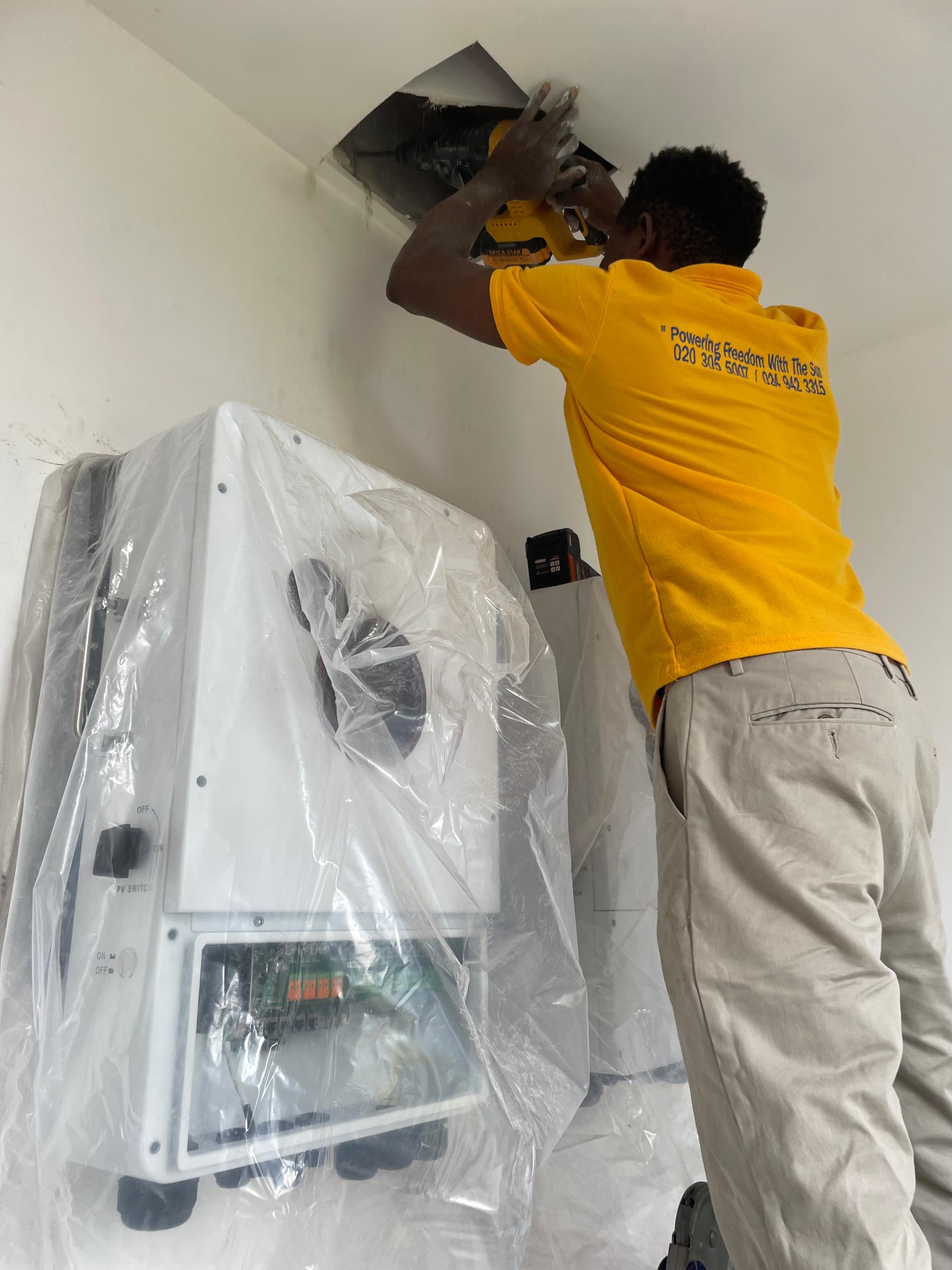 System installation in progress