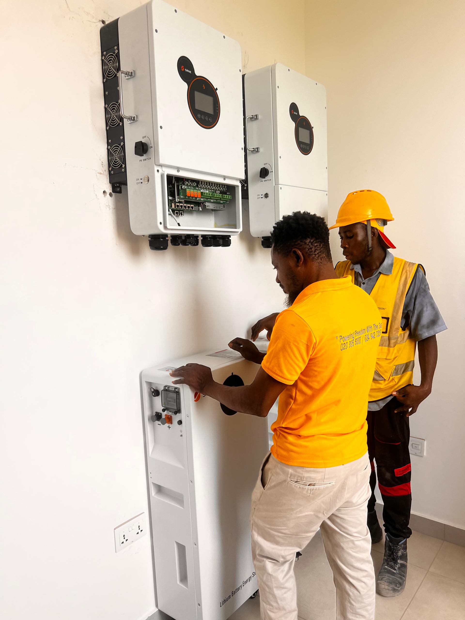 Battery & inverter commissioning